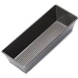 Mikasso 1 Adet Dikdörtgen Kek Kalıbı Baton Kek Kalıbı Metal Gri Metal Gri