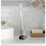 Mikasso (1 Adet) Klozet Taharet Çubuğu Krom Uçlu 37 cm Taharet Çubuğu Taharet Çubuğu