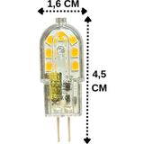 Mikasso (1 Adet) Osaka 12VOLT 3W Sarı Işık (3000K) G4 Duylu LED Kapsül Ampul