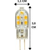 Mikasso (1 Adet) Osaka 2W Sarı Işık (3000K) G4 Duylu LED Kapsül Ampul