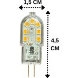 Mikasso (1 Adet) Osaka 3W Sarı Işık (3000K) G4 Duylu LED Kapsül Ampul