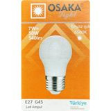 Mikasso (1 Adet) Osaka 7W (50W) Beyaz Işık E27 Duylu (Kalın Duy) LED Ampul
