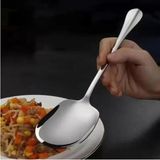 Mikasso 1 Adet Paslanmaz Çelik Servis Kaşığı Sunum Kaşığı Salata Kaşığı Sos Kaşığı Pilav Kaşığı Paslanmaz Çe