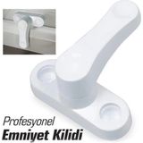 Mikasso 1 Adet Pvc Pimapen Pencere Cam Balkon Kapısı Güvenli Emniyet Kilidi Hırsız Kilidi - Çok Renkli