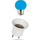Mikasso 1 W LED Gece Lambası Ampulü Mavi + Fişli Duy