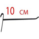 Mikasso 10 Adet, 10 Cm, Siyah Boyalı Tel Pano Kancası, Raf Kancası, Pano Teli, Raf Teli, Askılık Teli Metal