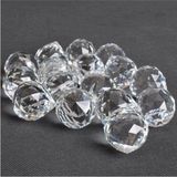 Mikasso 10 Adet 30 mm Kristal Avize Taşı, Parlak ve Şık Aydınlatma Detayı Cam 1 E14 Turuncu Salon / Oturma O - Çok Renkli