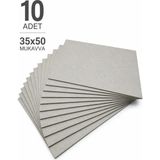 Mikasso 10 Adet 35X50 Mukavva - Çok Renkli