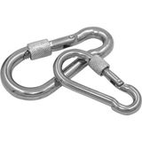 Mikasso (10 Adet) 6 mm Vidalı Karabina