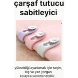 Mikasso 10 Adet Iğnesiz Yorgan Tutucu Seti | Kayma Önleyici Nevresim Sabitleyici Çok Amaçlı Perde Klipsi Pla
