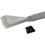 Mikasso 10 Adet Ince Metal Gövdeli Cep Tipi Maket Bıçağı Ucu Falçata Ucu
