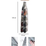 Mikasso 10 Cepli Dolap Içi Çanta Ve Ayakkabı Düzenleyici Geniş Hacimli Şeffaf Pencereli Organizer 125cmx37cm