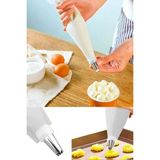 Mikasso 10 Parça Krema Torbalı Pasta Malzeme Seti Pratik Pasta Yapımı Için Gereçler Paslanmaz Çelik Gri