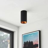 Mikasso 10 x 6 cm Metal Kasa 7 Watt Beyaz Işık GU10 Duy Sıva Üstü Tavan Armatürü Modern Metal Tavan Aplik Me - Çok Renkli