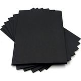 Mikasso 100 Adet 50X70 Siyah Fon Kartonu 120 Gram 100'LÜ Siyah Fon Kartonu - Çok Renkli