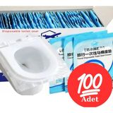 Mikasso 100 Adet Kullan At Klozet Örtüsü Klozet Poşeti Klozet Kapak Örtüsü Dispenseri - Çok Renkli