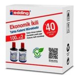 Mikasso 100 ml X2 Tahta Kalemi Mürekkebi // Kırmızı Tkm Tahta Kalem Mürekkebi - Çok Renkli