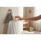 Mikasso %100 Pamuk Bebek/çocuk Kedi Desenli Kundak Banyo Havlusu /0-3 Yaş 75*75 Bornoz %100 Pamuk Beyaz Kutu - Çok Renkli
