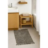 Mikasso %100 Pamuklu Püsküllü Banyo Paspası 50X80 cm – Yumuşak Dokulu, Su Emici Banyo Halısı Orta (6 - 12 mm - Çok Renkli