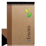 Mikasso 100 Yaprak 17X24 Enviro Üstten Spiralli Kraft Sert Kapak Kareli Bloknot 2348 Karton Spiralli Kareli - Çok Renkli