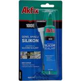 Mikasso 100e Sızdırmaz Şeffaf Silikon 50ml.
