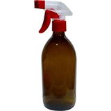 Mikasso 10'lu Amber Cam Köpük Sabun Yapıcı Bulaşık,banyo Deterjanı Şişesi Sabunluk 500ML Cam Sarı - Çok Renkli