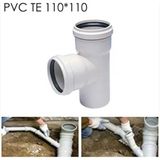 Mikasso 110X110X87,5 cm Pvc Boru Te Çatal Boru Pis Su Borusu Atık Su Borusu , Tesisat Borusu