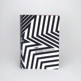 Mikasso 1194 Hope Spiralli Defter 19 x 26 Çizgili Sert Spiralli Çizgili Siyah Okul Defterleri A5 - Çok Renkli