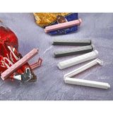 Mikasso 12 Adet Büyük Poşet Klipsi Ambalaj Kapatma Aparatı Paket Mandalı Kapatıcı Düzenleyici Bag Clips Plas