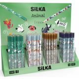 Mikasso 12 Li Animal Prime Desenli Jumbo Kurşun Kalem Karma Renkler Lacivert - Çok Renkli