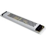 Mikasso 12V Süper Slim LED Trafo 16,5 Amper 200W ( 1 Adet ) 16B5:16,5 Yüksek Akım Korumalı Beyaz - Çok Renkli