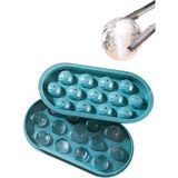 Mikasso 13 Bölmeli Kristal Şekil Kapaklı Plastik Buz Kalıbı Ice Cube Buz Kalıbı Buzluk Plastik