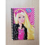 Mikasso 13,5 x 9,5 cm 40 Yaprak 80 Sayfa Çizgili Defter Spiral Mini Okul Öğrenci Not Defteri Karton Spiralli - Çok Renkli