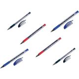 Mikasso 1425 Faber Iğne Uçlu Tükenmez Kalem 6 Lı Set 07 mm 3 Farklı Renk Beyaz - Çok Renkli