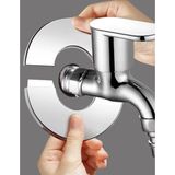 Mikasso 14X6X6CM 316 Paslanmaz Çelik Kendinden Yapışkanlı, Hortum Musluk ve Boru Rozeti Halkası Lavabo Banyo - Çok Renkli