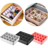 Mikasso 15 Bölmeli Çekmece Içi Organizer Dolap Düzenleyici Kutu Plastik 35 x 26 Siyah