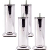 Mikasso 15 cm Baza Ayağı Koltuk Ayağı Kanepe Ayağı Civatalı 3/8" (Kalın Diş) (4 Adet) Çok Renkli