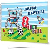 Mikasso 15 Yaprak Spiralli Resim Defteri ( 24*34 Cm) Karton Spiralli Çizgisiz Küçük Boy Çok Renkli Resim Def