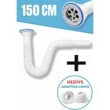 Mikasso 150 cm Esnek Lavabo Gider Hortumu