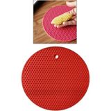 Mikasso 15401 Silicone Yuvarlak Çaydanlık Tencere Altlığı Plastik Çok Renkli