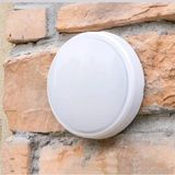 Mikasso 15W Yuvarlak LED Nem Su Geçirmez Banyo Bahçe Modern Tavan Lambası Beyaz Kasa Beyaz Işık 6500K Y - Çok Renkli