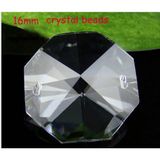 Mikasso 16 mm Şeffaf Octagon Işlenmiş Avize Taşı 10 Adet Cam 1 E27 Turuncu Salon / Oturma Odası - Çok Renkli