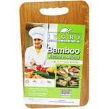 Mikasso 16*26 cm Bamboo Ahşap Bambu Kesim Panosu Bambu Kahverengi