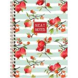 Mikasso 17X24 cm Telli 100 Yaprak Çizgisiz Krem Renk Kağıt Sert Karton Kapak Defter Sert Spiralli Çizgisiz 1 - Çok Renkli