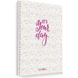 Mikasso 17X24 Kareli Modelist Sipiralli Lastikli Defter Sert Spiralli Kareli 120 Yaprak Orta Boy Beyaz Not D - Çok Renkli