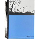 Mikasso 17X24 Spiralli Defter Sert Kapak Roots 96 Yaprak Kareli Sert Spiralli Kareli 96 Yaprak Çok Renkli