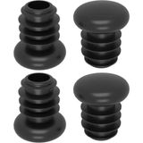Mikasso 19 mm Plastik Yuvarlak Içe Geçme Profil Tapası Sandalye Pabucu (Kutu) (4 Adet) Gri