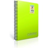Mikasso 1977 Chromo Sp,pp Kapak Defter A4 40/4 Spiralli Çizgili 40 Yaprak Büyük Boy Çok Renkli Not Defteri A