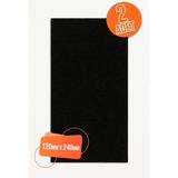 Mikasso 2 Ad Yapışkanlı Keçe Mobilya Masa Sandalye Parke Zemin Ayak Koruyucu Kaydırmaz Keçesi 120MM x 240MM