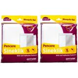 Mikasso 2 Adet 150X100 cm Pencere Sinekliği Tül Sineklik Perde Tül